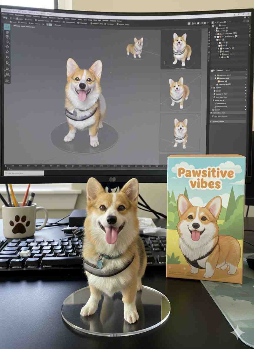 3D Avatar nano banana prompt: Create a 1/7 scale commercialized figurine of the characters in the picture, in a realistic