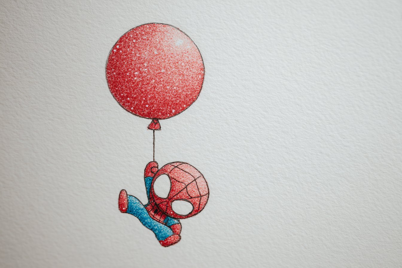 Comic Art nano banana prompt: a drawing of [Character], crayon on white paper, in the style of a children's book illustration – si...