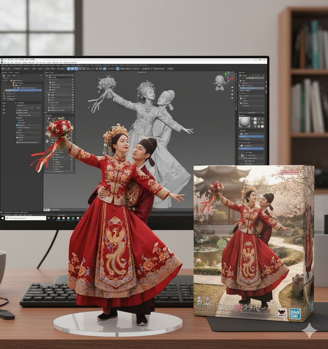 null nano banana prompt: create a 1/7 scale commercialized figure of thecharacter in the image, in a realistic styie and envi...
