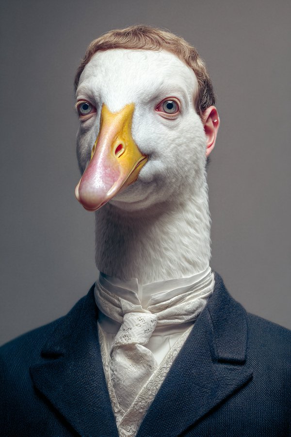 null nano banana prompt: [Person] as an [Animal] highly detailed portrait